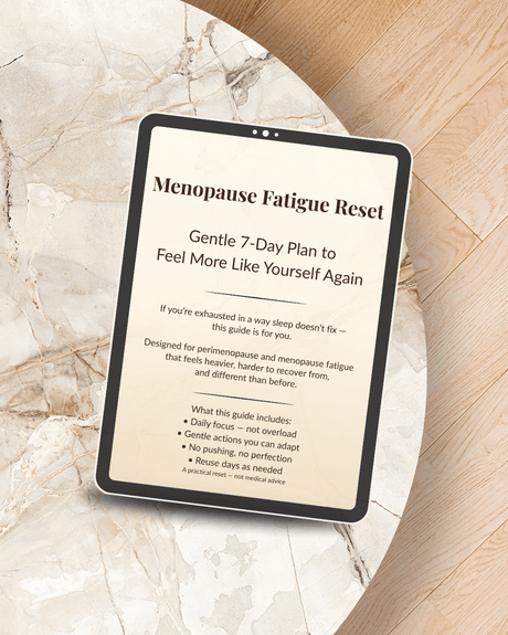 Menopause Fatigue Reset