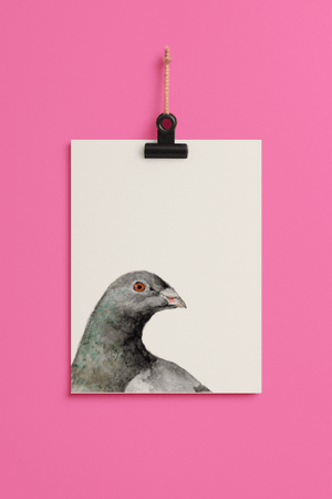 bird#0001 - card DIN a 5