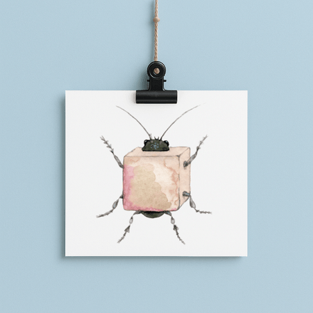 Bug in a Box -  bug#0145 - card