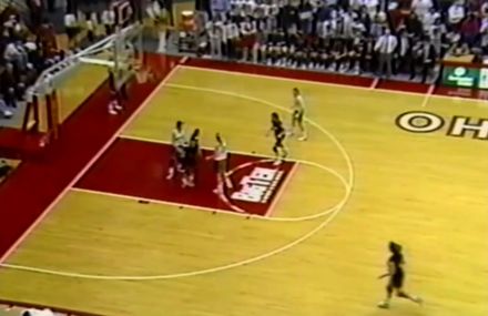 Girls High School Basketball Liberty Union State Semifinal 1993