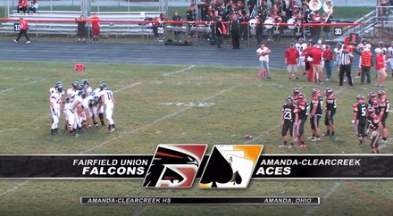 Fairfield Union vs. Amanda-Clearcreek High School Football September 30, 2016