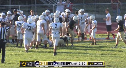 Junior High Football Thomas Ewing vs. General Sherman 7th grade 2016