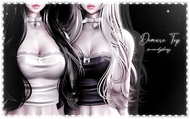 " demure top " ♡