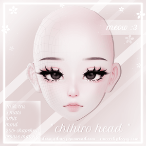 &quot; chihiro head &quot;   [ Commercial License ] ♡