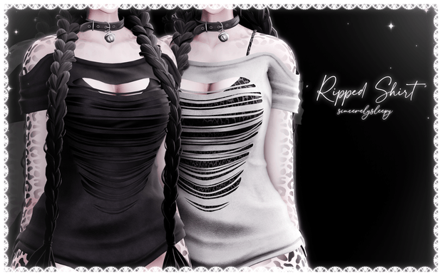 " Ripped Shirt " ♡