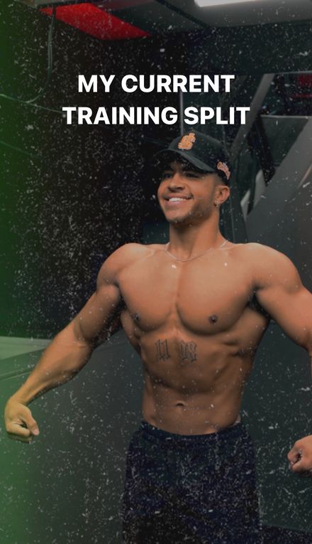 MY CURRENT TRAINING SPLIT.