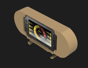 Nissan 350Z (Z33) Haltech IC7 Dash Cluster Mount 