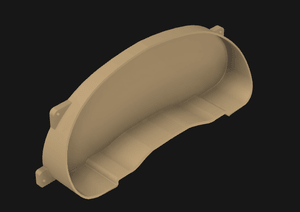 SN95 MUSTANG BLANK DASH MOUNT STL FILE (1994–2004)