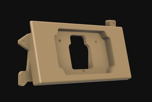 HALTECH IC7 FOXBODY MUSTANG ANGLED DASH MOUNT (1987 - 1993)