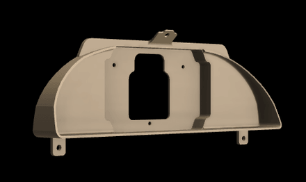 NISSAN SILVIA S13 180SX/200SX/240SX HALTECH IC-7 DIGITAL DASH MOUNT (1988 - 1994)