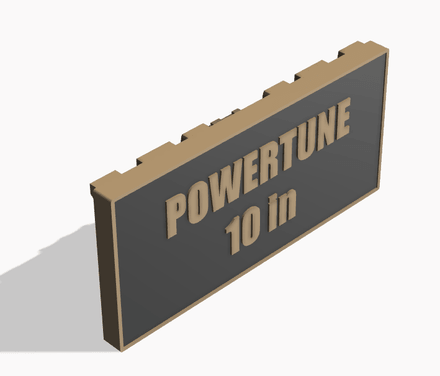 PowerTune Digital Ultrawide Dash Dummy Screen