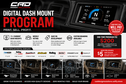 DIGITAL DASH MOUNT PROGRAM