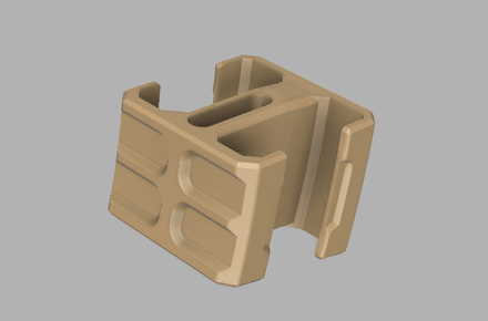 AR15 M4 Dual Mag Mount
