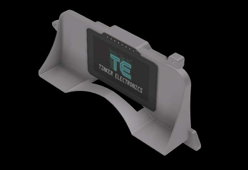 Foxbody Mustang 7in Tinker Electronics Dash Mount (1987–1993)