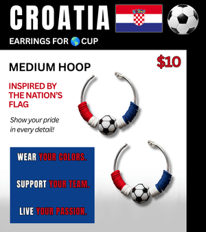 Croatia Flag Inspired Accessories – Game Day Ready for🌎Cup Soccer