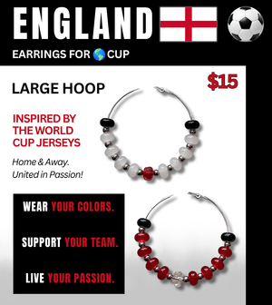 England Jersey Inspired Hoops – Game Day Ready for 🌎 Cup Soccer