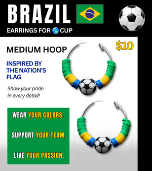Brazil Flag Inspired Accessories – Game Day Ready for 🌎 Cup Soccer