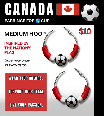 Canada Flag Inspired Accessories – Game Day Ready for 🌎 Cup Soccer