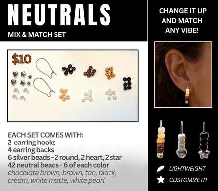 Neutral Earring Set