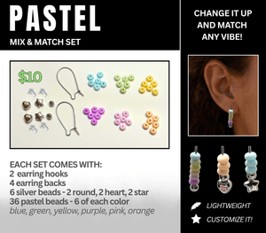 Pastel Earring Set
