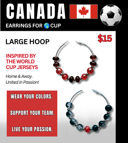 Canada Jersey Inspired Hoops – Game Day Ready for 🌎 Cup Soccer