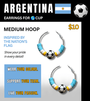 Argentina Flag Inspired Accessories – Game Day Ready for 🌎 Cup Soccer