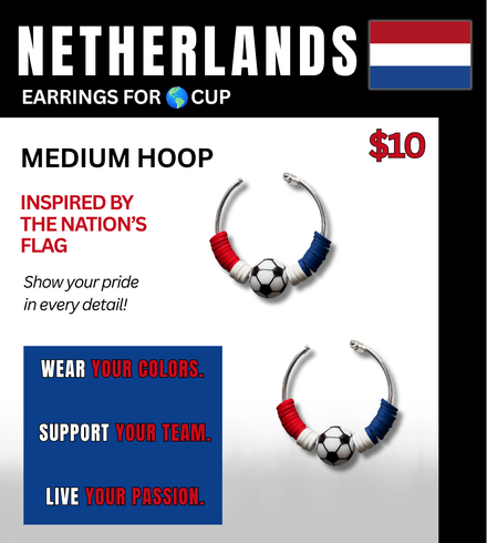 Netherlands Flag Inspired Accessories – Game Day Ready for 🌎 Cup Soccer