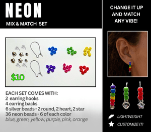 Neon Earring Set