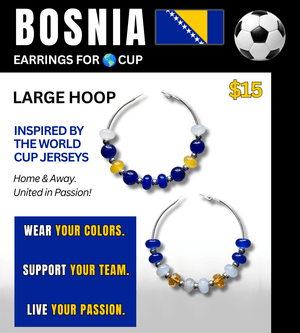Bosnia Jersey Inspired Hoops – Game Day Ready for 🌎 Cup Soccer