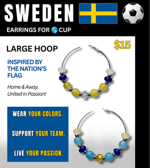 Sweden Jersey Inspired Hoops – Game Day Ready for 🌎Cup Soccer