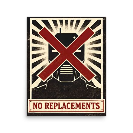 "No Replacements" Matte Poster
