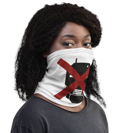 No Replacements Neck Gaiter – Punk Resistance Face Cover