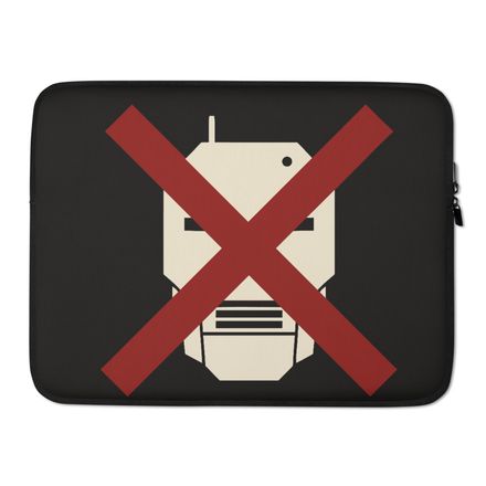Cancel Clankers Laptop Sleeve