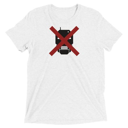 Cancel Clanker Logo Unisex Tri-Blend T-Shirt 