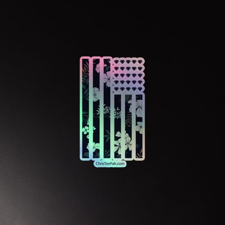 Diamond USA Holographic Sticker