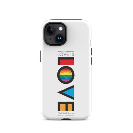 TeePah Love Is Love iPhone Case