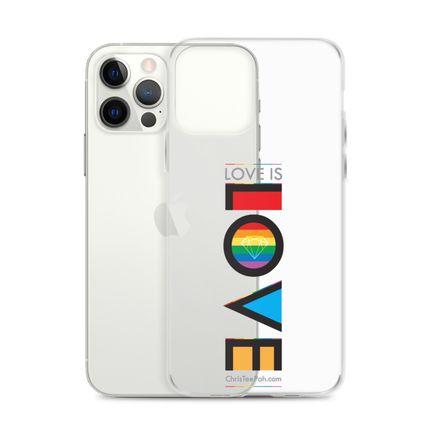 Love Is Love Clear iPhone Case