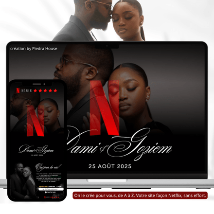 Invitation Netflix clé en main – créée par nous, prête à l’envoi