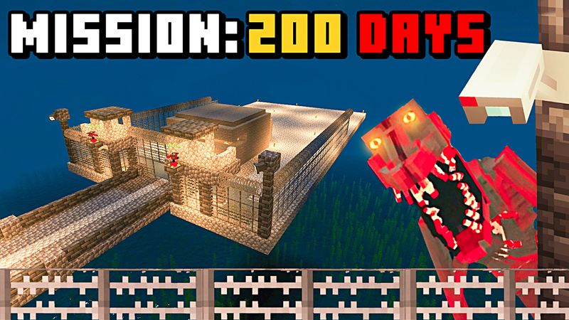 Minecraft: 200 Horror Days World Save