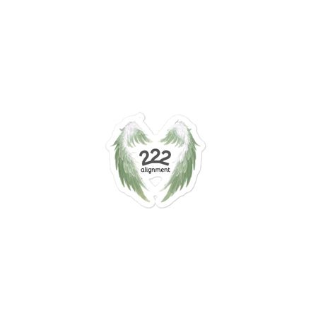 222 Angel Numbers Sticker