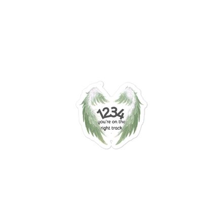 1234 Angel Numbers sticker