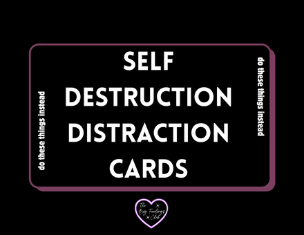 Self Destruction Distraction Cards