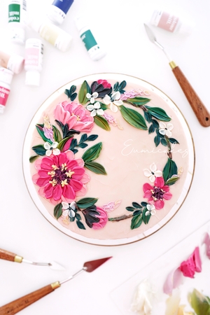 Zinnia Wreath