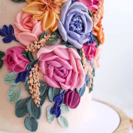 Palette Knife Floral Cakes (PKFC) Basic Course