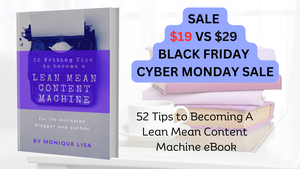 52 Writing Tips By Monique Lisa
