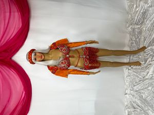 Tangerine Sparkle – Julia Original - 2 Piece Look