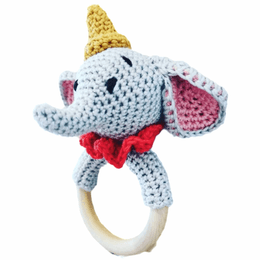 Patron - Hochet "ÉLEPHANT"- au crochet (français) ⭐ 
