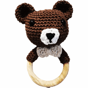 Patron - Hochet "OURS"- au crochet (français) ⭐