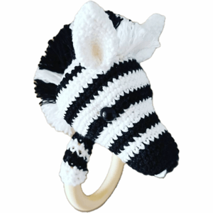 Patron - Hochet "ZEBRE"- au crochet (français) ⭐