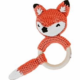 Patron - Hochet "RENARD"- au crochet (français) ⭐
